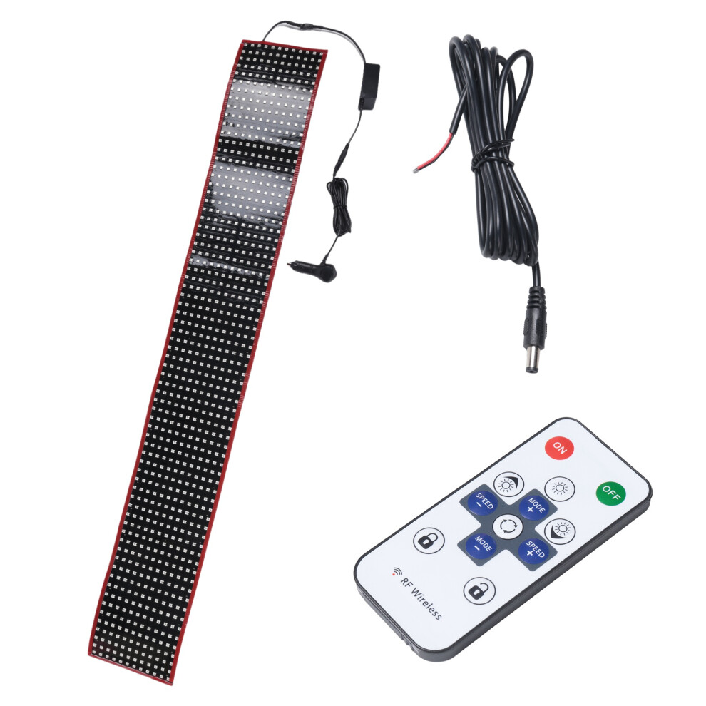 Foldable Graffiti Scrolling Stick Up Text Board Windshield 47.2Inch Light 4714159498859