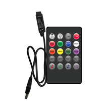 5V musik RGB-controller USB-kontrol 20-tasters RGB-controller