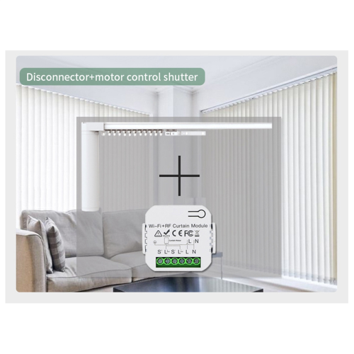 Tuya WIFI Smart Curtain Switch Τηλεχειριστήριο Ηλεκτρικό Ρολάκι 1
