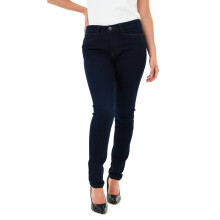 (08) Women's Skinny Fit Denim Jeans - Indigo