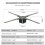 WiFi 3D Holografisk Projektor 576LED APP Styring EU Stik 6