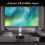 Smart Android Dual Band 2.4G 5G Wifi Projektor EU Stik 4