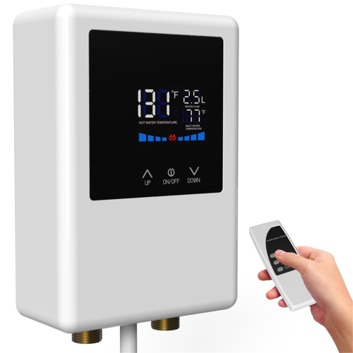 Chauffe-eau électrique instantané 5 500 W, prise UE