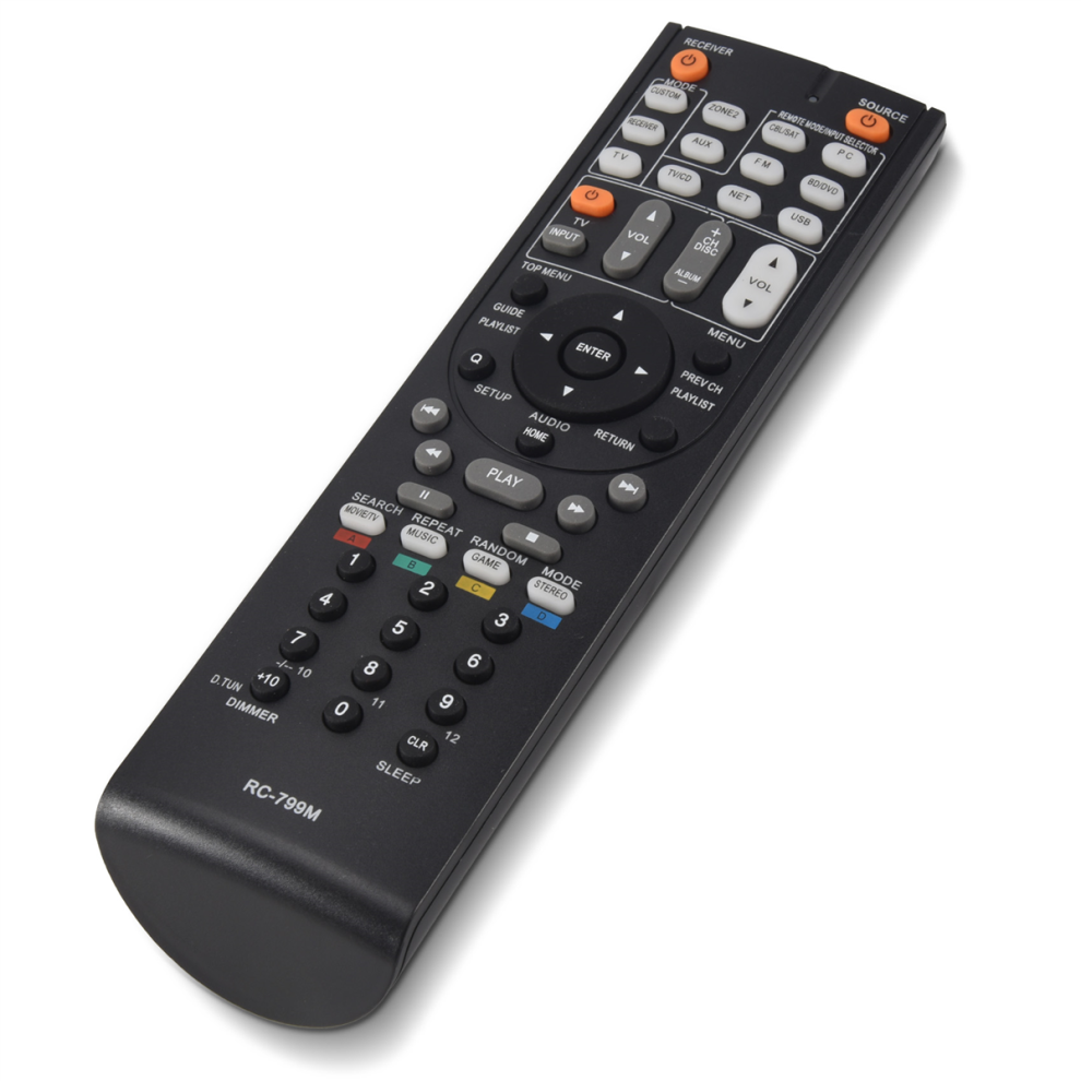 Remote Control Rc-799M Replacement For Tx-Nr616 Tx-Nr626 Black 4714159433782