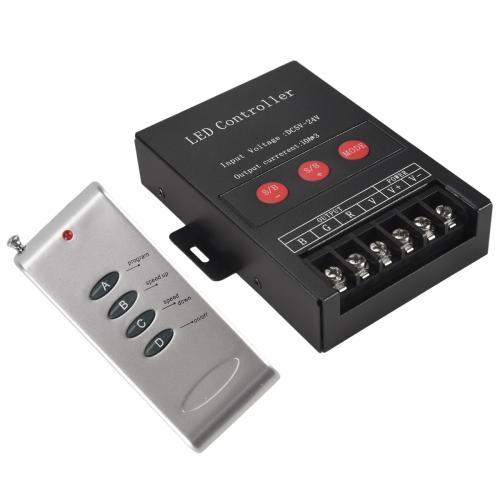 30A LED-controller IR-fjernbetjening Stor effekt 360W BT-controller DC5-24V 2