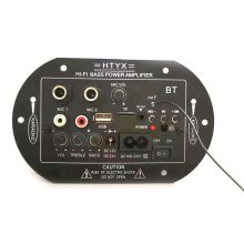 Amplifier Board with Optical Audio Bluetooth AMP USB FM Radio,EU Plug