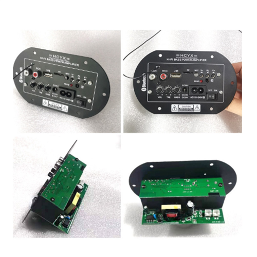 Amplifier Board with Optical Audio Bluetooth AMP USB FM Radio,EU Plug 2