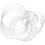 20 Pieces Metal Dream Craft Rings for Other DIY Projects in 5 Sizes 3