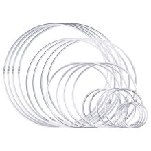 20 Pieces Metal Dream Craft Rings for Other DIY Projects in 5 Sizes