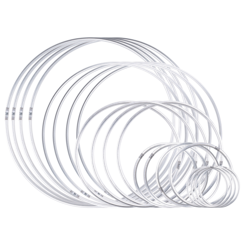 20 Pieces Metal Dream Craft Rings for Other DIY Projects in 5 Sizes