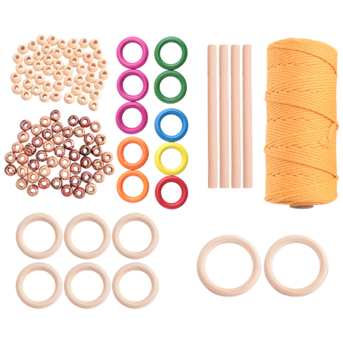 Macramé plantenhangersets voor beginners Macramé koordhangsets 2