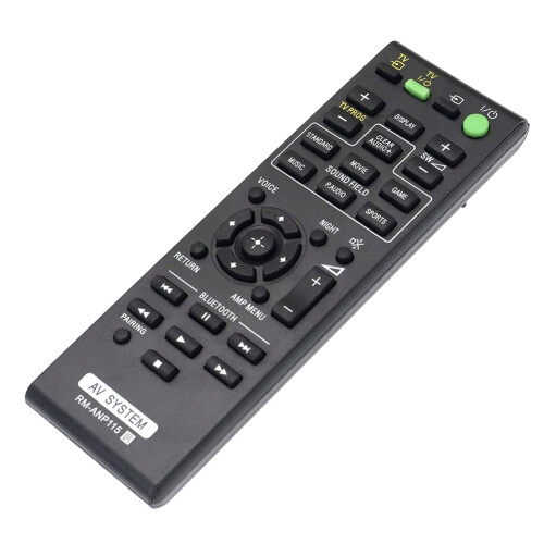 RM-ANP115 Remote Control for Sony HT-CT770 HT-CT370 HTCT770 Sound Bar - Full-Function, Low Power, Black ABS 2