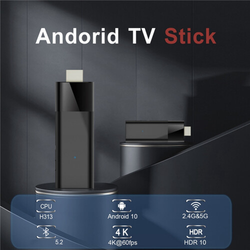 Τηλεχειριστήριο φωνής Bluetooth Q6 2G+8G TV Box Android TV Dongle 2