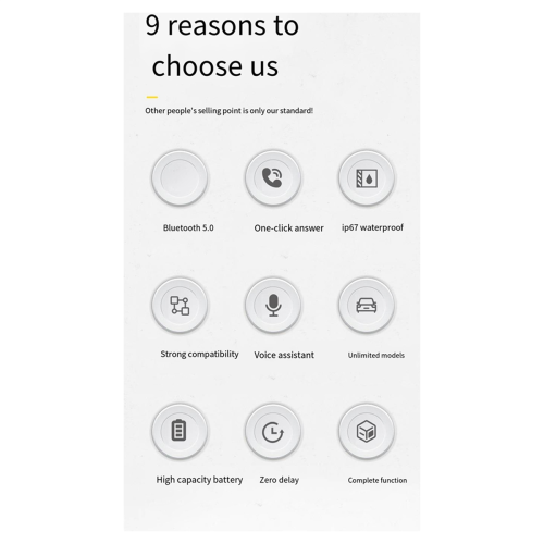Telecomando universale intelligente wireless impermeabile Bluetooth 5.3 2