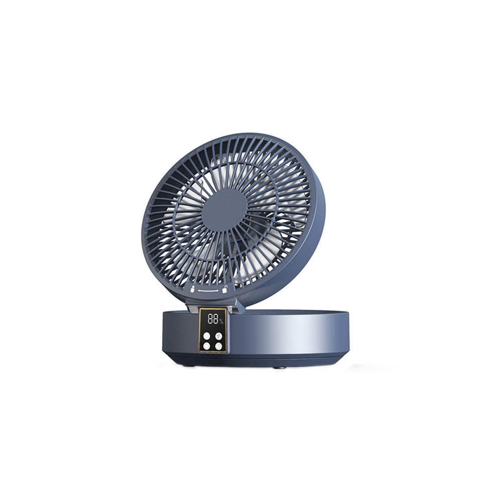 Ventilatore Di Raffreddamento Ad Aria Circolante Wireless Con Telecomando E Luce Blu