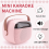 Kinderkaraokemachine Bluetooth-luidspreker met microfoons, roze 5
