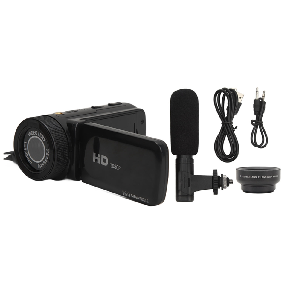 Nouveau caméscope vidéo prenant en charge l'enregistrement stéréo 2,4 pouces IPS