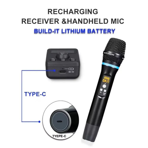 Wireless Microphone Anti-Whistling Reverb Bluetooth Microphone 2