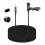 Kit de microfone de lapela de 3,5 mm + capa à prova de vento para microfone de 1,5 m 2