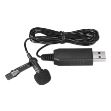 150 cm clip-on mikrofon, clip-on omnidirektionel stereomikrofon,