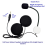 Motorcykelhjelm Intercom Mikrofon Headset 32Ω Mikrofon Lige Stik 2