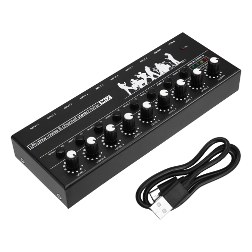Mixer de áudio estéreo com funcionalidade de baixo ruído 1