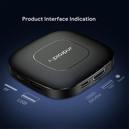 Android 13 TV Box Allwinner Media Player με τηλεχειριστήριο 2G+8G 1