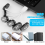 6-Pack Wireless Car LED Lights with Remote - USB Rechargeable, 8 Colors, 10 Modes, IP65 Waterproof, 23ft Range, Memory Function 2
