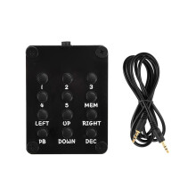 -2 Teclado de controle remoto 3,5 macho para macho para rádio