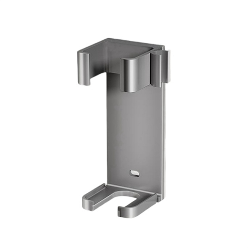 Supporto da parete in alluminio per ferro arricciacapelli, grigio