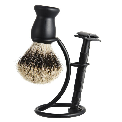 2-i-1 barberredskabsholder til mænd, buet barberkostholder 1