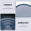 Keramisk barberskål til mænd, til barberkost og barbersæbe, mørkeblå 7