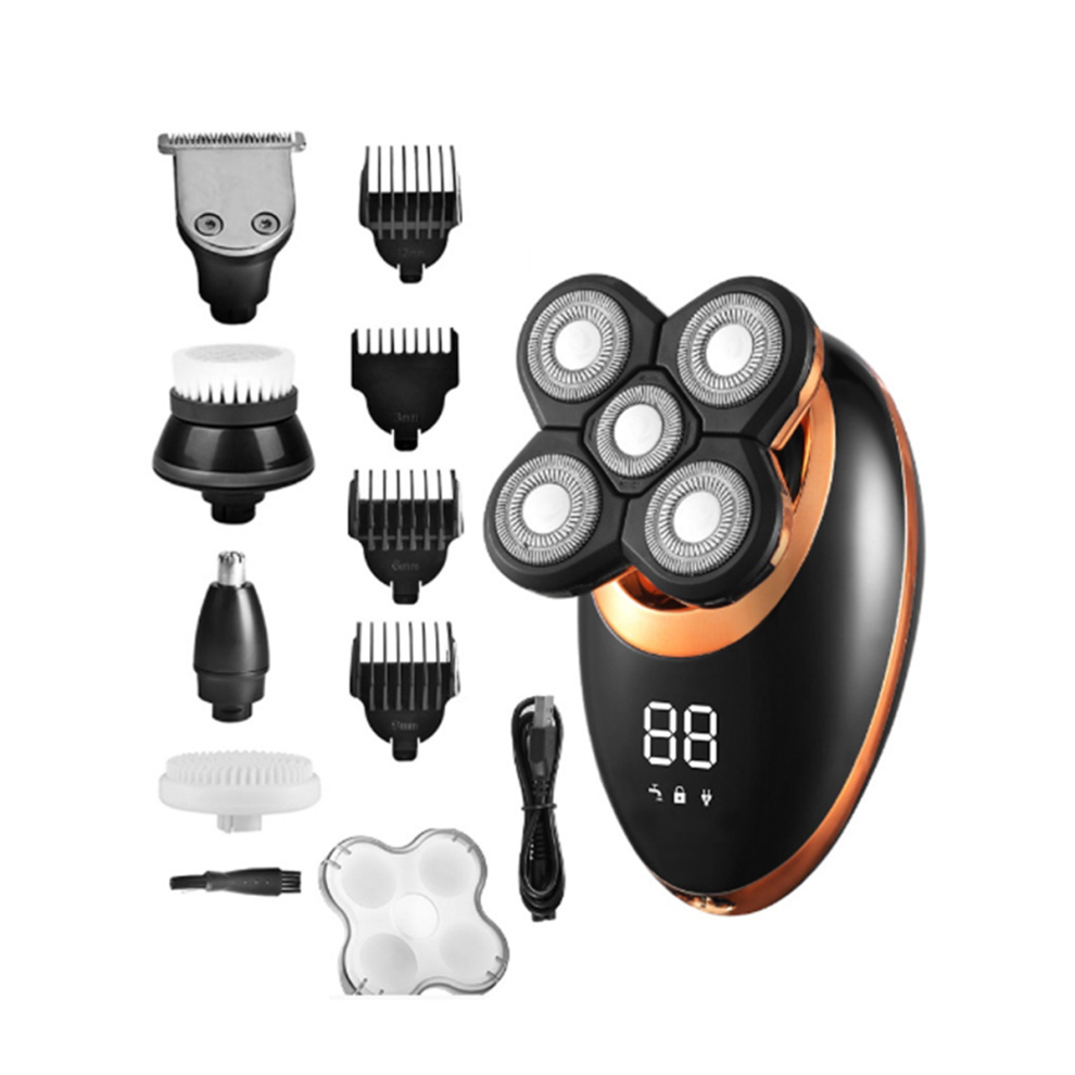 Markenlos Wet Dry Electric Shaver For Men Beard Hair Trimmer