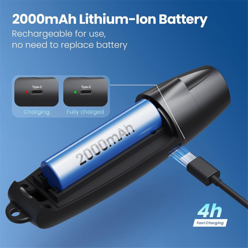 Ηλεκτρονική Σφυρίχτρα με Φόρτιση USB, Σφυρίχτρα Έκτακτης Ανάγκης 2
