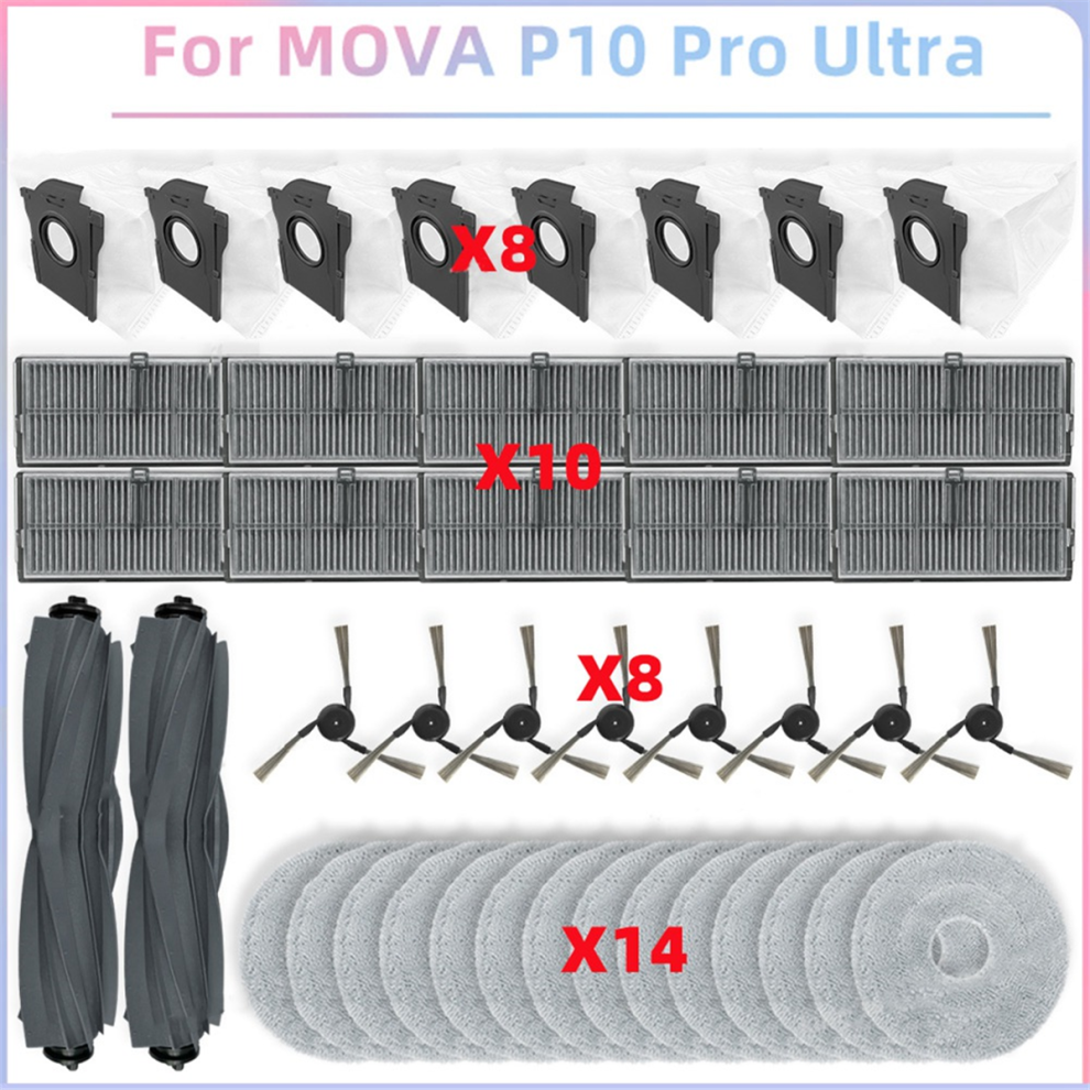FüR P10 Pro Ultra Vakuum Teile Wichtigsten Roller Seite Pinsel-image