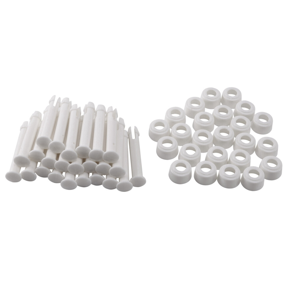 24 Stuks Abs Zwembadverbindingspennen, 6 Cm/2,36 Inch Dopset Afdichtingen Voor-image
