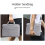 Capa para tablet de alta capacidade de 14 polegadas para transportar um laptop de 14 polegadas, preta 4