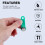 10 τεμάχια Κλειδί μνήμης επαφής RFID RW1990 IButton για αντιγραφή καρτών Κλειδιά καρτών 5