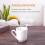 5PCS White Porcelain Egg Spoons Ceramic Spoons Coffee Dessert Spoon 4