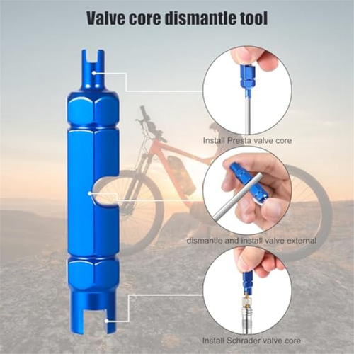 10 st ventilkärnor för Presta, ventilkärnor för cykelbyte 2