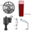 Bike Friction Generator Dynamo Headlight Tail Light Kit 6V 3W 1