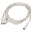 Cable de descarga RS232 DB9P a 8P Mini DIN, blanco, 2,5 m, para PLC -EH 1