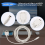 Cable de descarga RS232 DB9P a 8P Mini DIN, blanco, 2,5 m, para PLC -EH 7