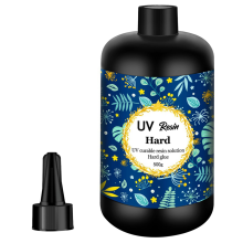 UV-harpiks, 500 g, transparent, ultraviolet hærdende, klar hård harpiks