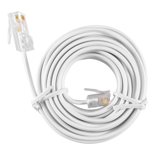 RJ11 6P4C til RJ45 8P4C modulært telefon-internetforlængerkabel, 3 meter 2