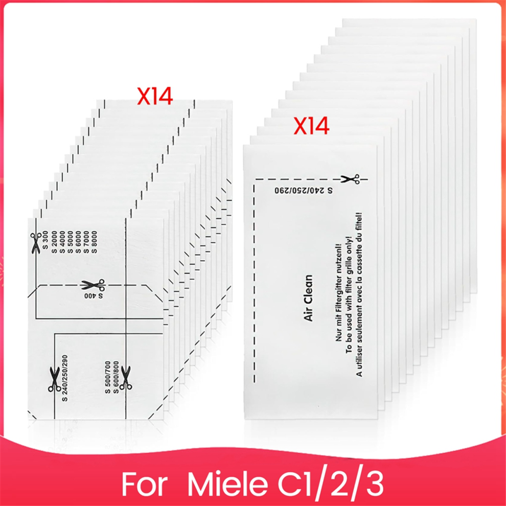 14 Filtri Di Protezione Del Motore E Set Di 14 Filtri Per Aspirapolvere-image