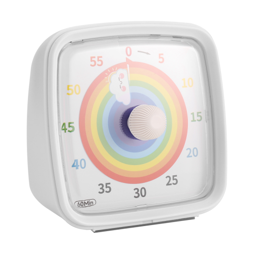 60-minutters visuel timer med natlys, nedtællingstimer, hvid 2
