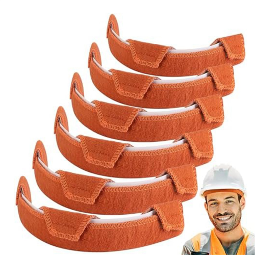 Fascia antisudore riutilizzabile per casco e casco protettivo, 6 pezzi 1