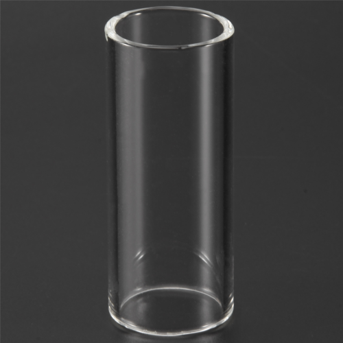 2 st glas- och metallslides för gitarr och bas, medium (6 cm)