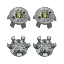 28pcs Golf Spikes Metal Thread Screw In Golf Shoes Spikes Replacement (Silver)
